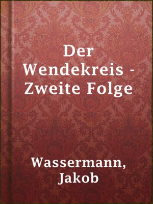 Der Wendekreis - Zweite Folge - ebook